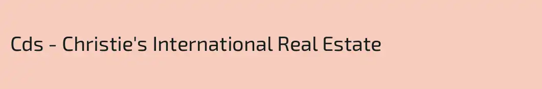 Cds - Christie's International Real Estate 